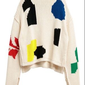 Colorful Abstract Women's Sweater